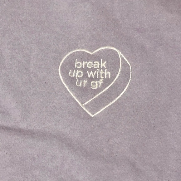 Ariana Grande “break up with ur gf” Sweatshirt - Picture 2 of 3